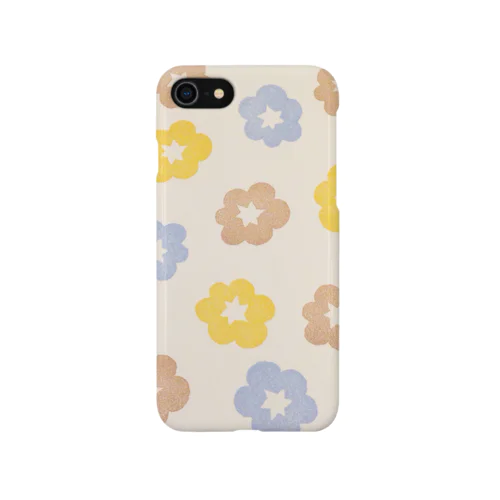 レトロフラワー iPhone Smartphone Case