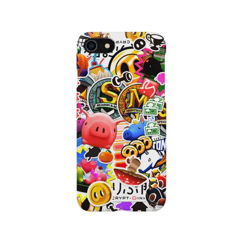 くりぷ豚ステッカー風 Smartphone Case