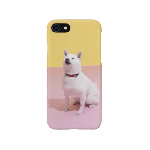 「我輩は犬である」　白柴 iPhone Smartphone Case