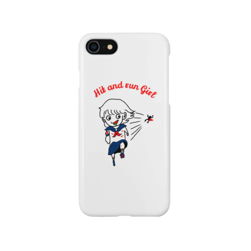 Hit and run Girl 色付きver. Smartphone Case