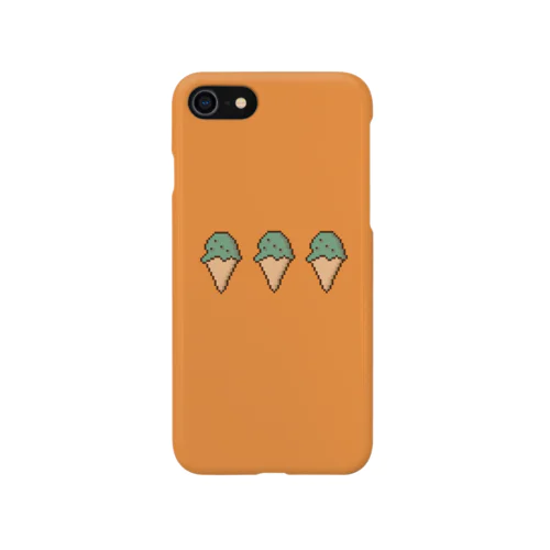 ドット絵のアイスクリーム iPhone Smartphone Case