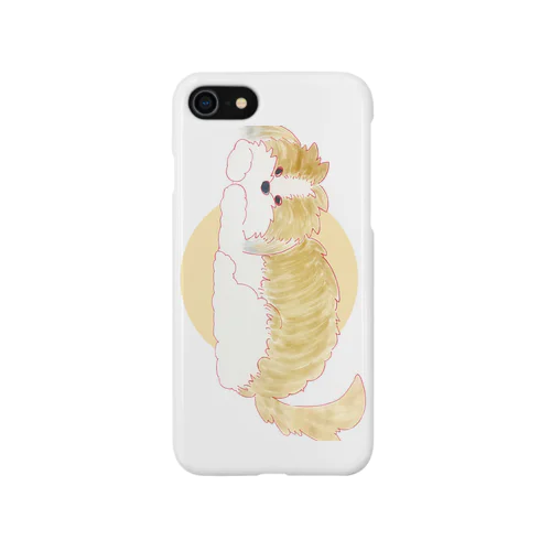 落書きわんこさん。 iPhone Smartphone Case