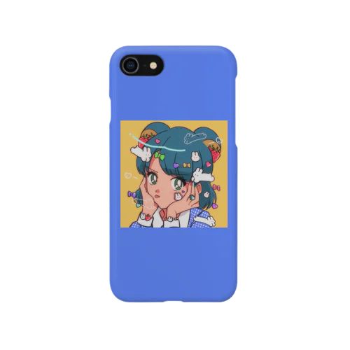 でこれ〜しょん（blue） Smartphone Case