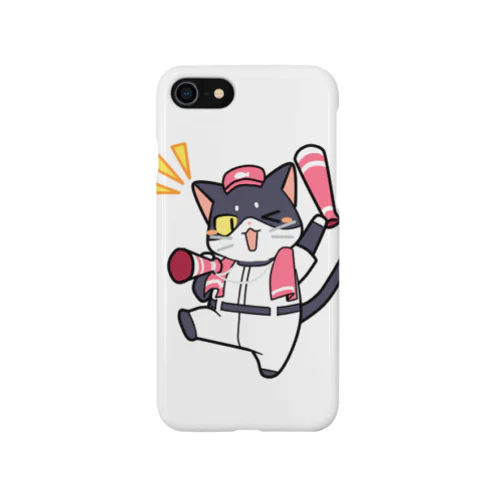 野球にゃんこ iPhone Smartphone Case
