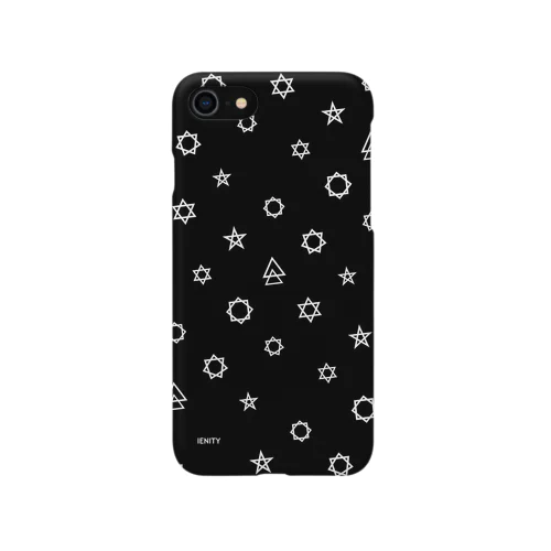 Geometric star #Black iPhone Smartphone Case