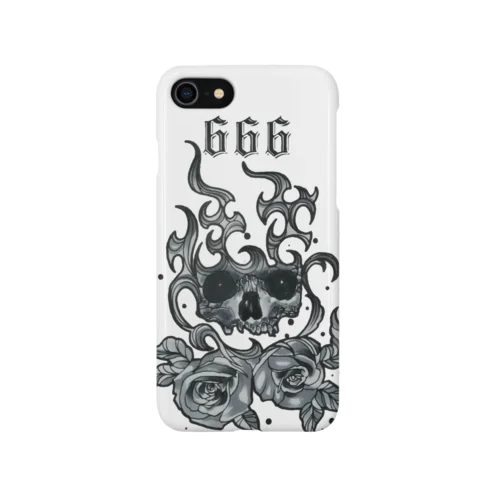 6-6-6 SKULLROSE Smartphone Case