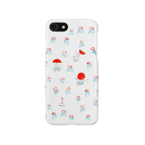 くらげのふりをする女の子 iPhone Smartphone Case