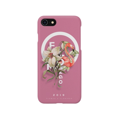 FLOMINGO(flower X flamingo) pink Smartphone Case
