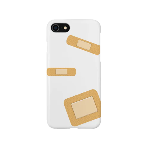 絆創膏（ばんそうこう）White iPhone Smartphone Case