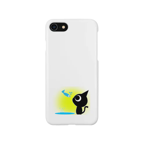 魚の夢〜ネコトビツクリトボク〜 iPhone Smartphone Case