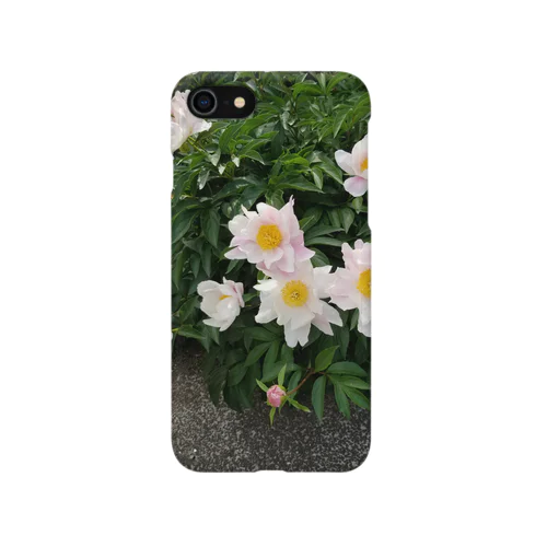 白い花 iPhone Smartphone Case