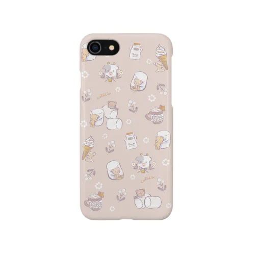 クリーミィくまちゃん（ミルクティー色） Smartphone Case