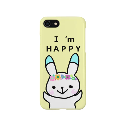 ヘタうさ～花冠イエロー～ iPhone Smartphone Case