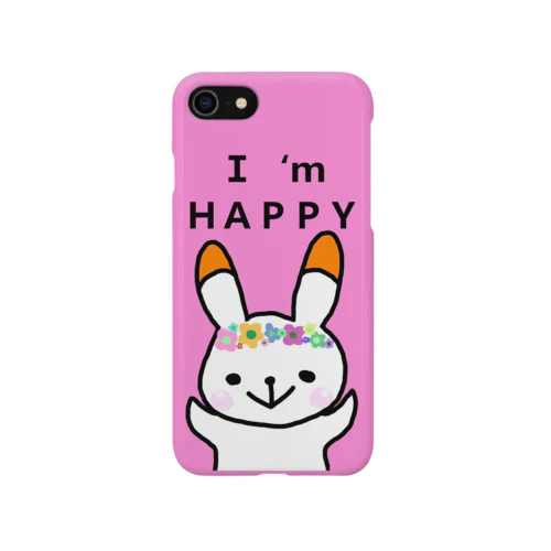 ヘタうさ～花冠ピンク～ iPhone Smartphone Case