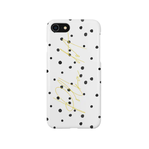 《名入れ可》くすみcolor  polka dot  by ppp.. iPhone Smartphone Case