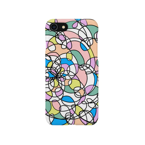 ぐるぐるふらわー iPhone Smartphone Case