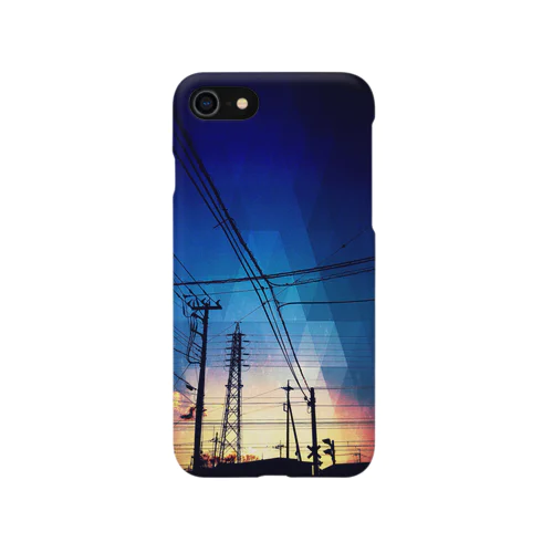 夕方の空 iPhone Smartphone Case