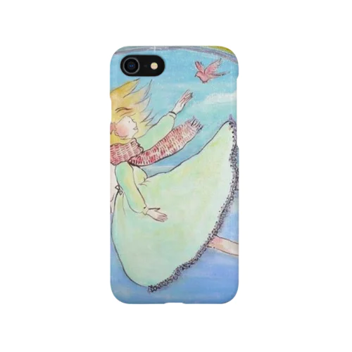 虹を越えて iPhone Smartphone Case