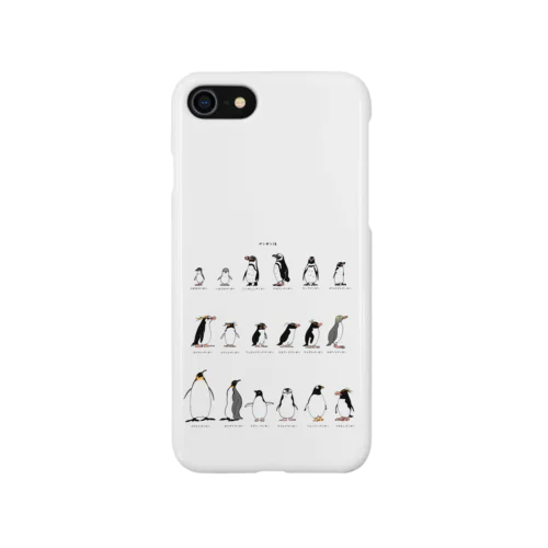ペンギン18種類 iPhone Smartphone Case