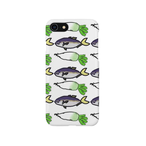 ぶりだいこん iPhone Smartphone Case