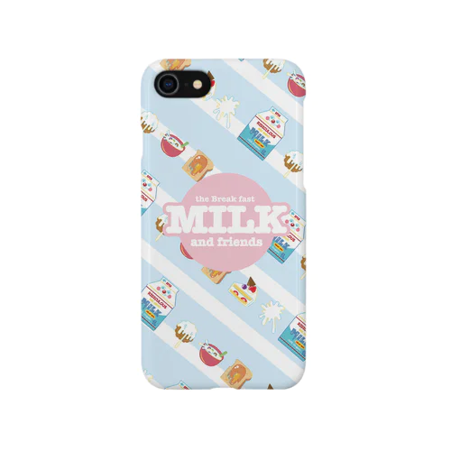 やっぱり朝は牛乳でしょ。 iPhone Smartphone Case