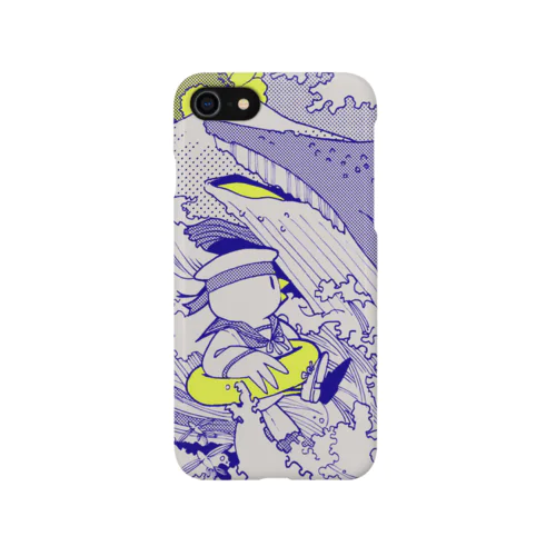 波に夏鳥 iPhone Smartphone Case
