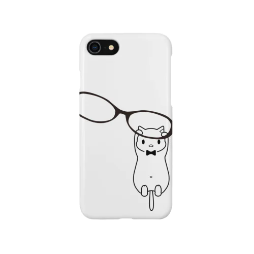 ぶらさがり眼鏡にゃんこ iPhone Smartphone Case