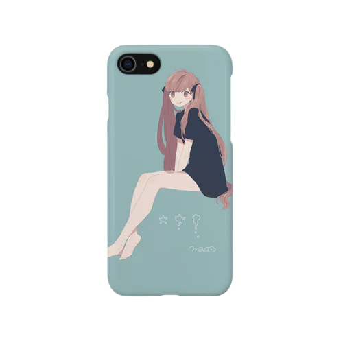 おすわりガール iPhone Smartphone Case