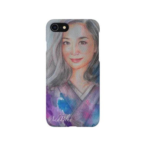 AddBlueの着物美人 iPhone Smartphone Case