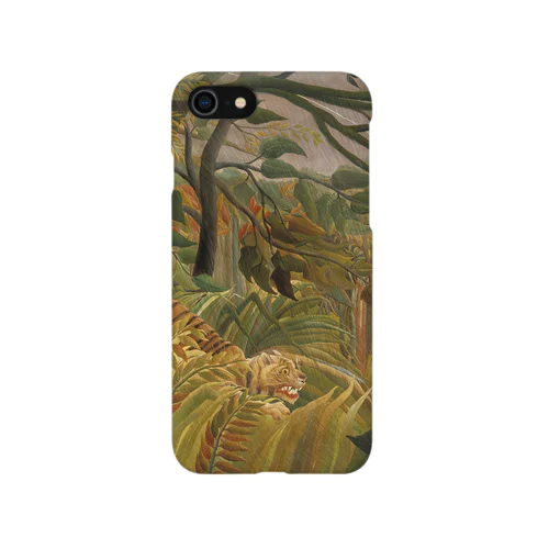 熱帯嵐のなかのトラ / アンリ・ルソー(Tiger in a Tropical Storm(Surprised!)1891) iPhone Smartphone Case