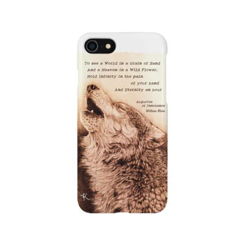 howling wolf Smartphone Case