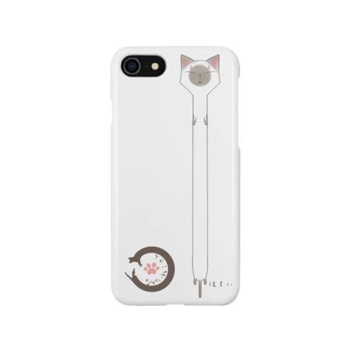 ながいねこさん：ほそい iPhone Smartphone Case