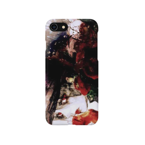 椿と少年 iPhone Smartphone Case