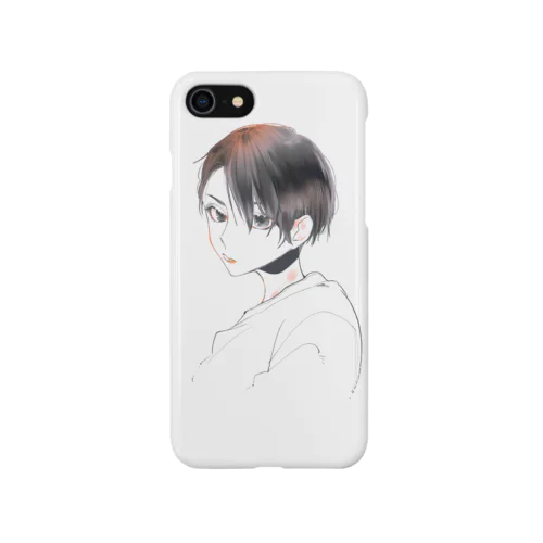 ジェンダーレス風女子 iPhone Smartphone Case