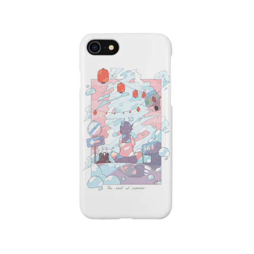 「夏はここまで。」夏空ver. Smartphone Case