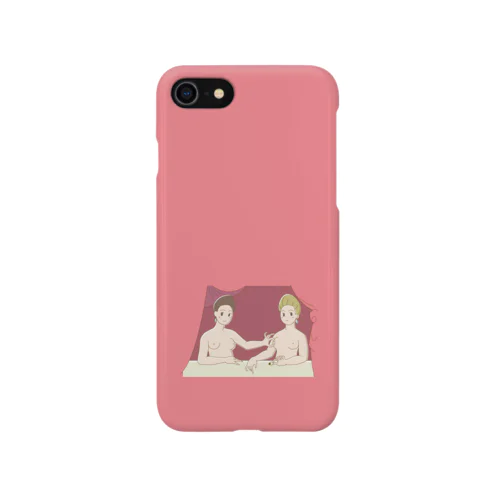 フォンテーヌブロー派　「ガブリエル・デストレとその妹」 iPhone Smartphone Case