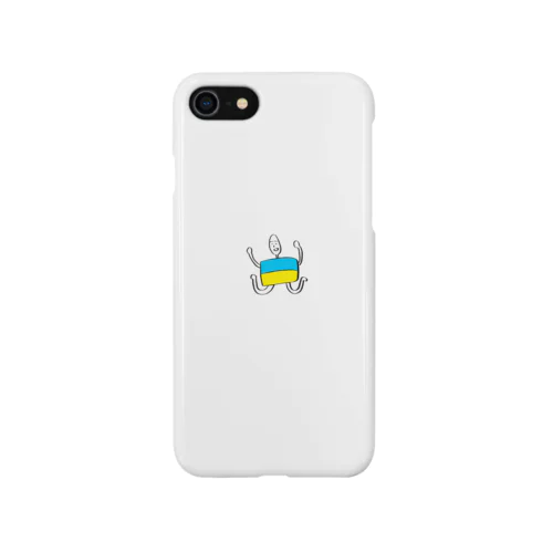 ウクライナ国旗くん iPhone Smartphone Case