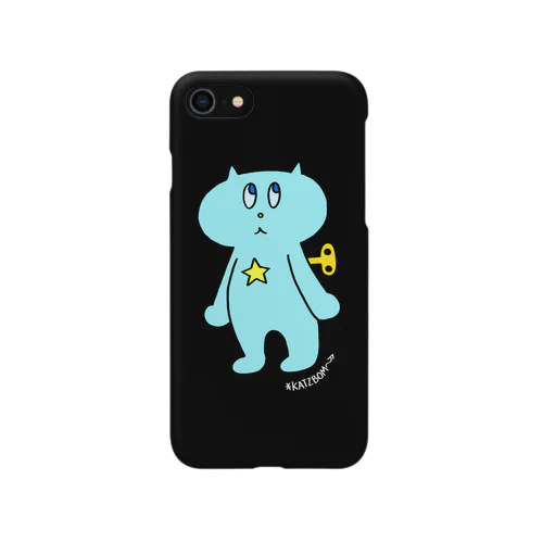 ネジネコ／ブラック Smartphone Case