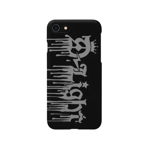 D-Light  〜BIG グレー × ブラック ロゴ ver〜 iPhone Smartphone Case