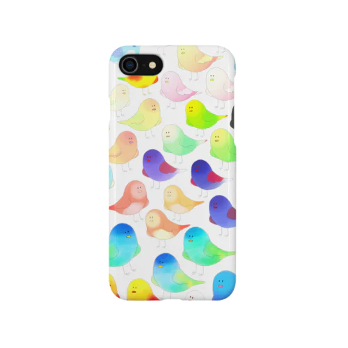 色とり鳥 iPhone Smartphone Case