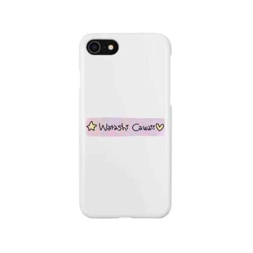 私可愛い♡ロゴ iPhone Smartphone Case