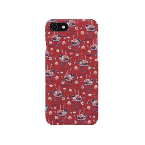 【日本レトロ#25】ラーメン（パターン） iPhone Smartphone Case