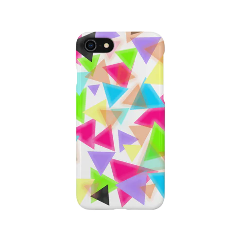サンカクいっぱい♪ iPhone Smartphone Case
