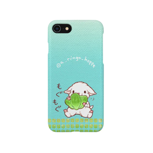 SOLD OUT🎀もぐもぐ芝生ヤギさん 緑 黄緑 黄色 青のグラデーション Smartphone Case