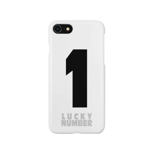 あなたのラッキーナンバー[1] iPhone Smartphone Case
