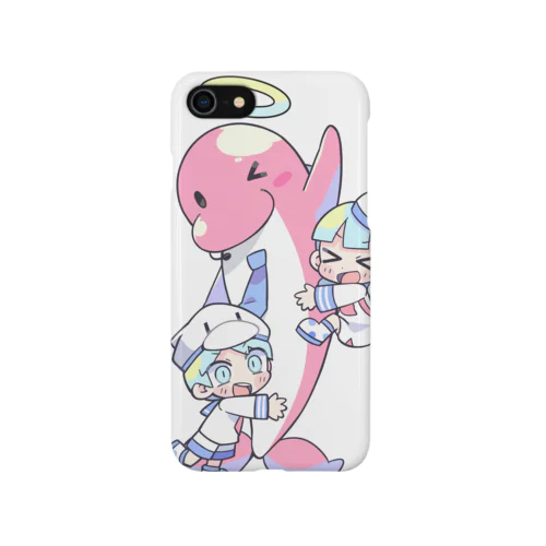 イルカのブッチくん（イラスト：寺田てら） iPhone Smartphone Case