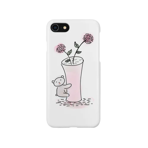 抱きつきクマちゃん💓(^(ｴ)^)スマートフォンケース Smartphone Case