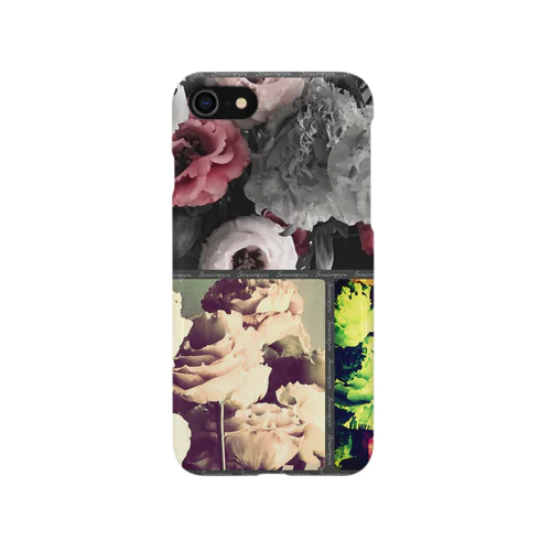 大人可愛いシックな花柄 Smartphone Case