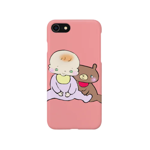 もちもちちゃんとくまちゃん。 iPhone Smartphone Case