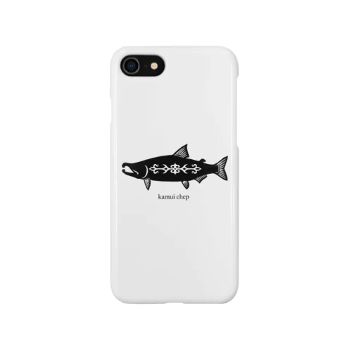 鮭   アイヌ模様 iPhone Smartphone Case